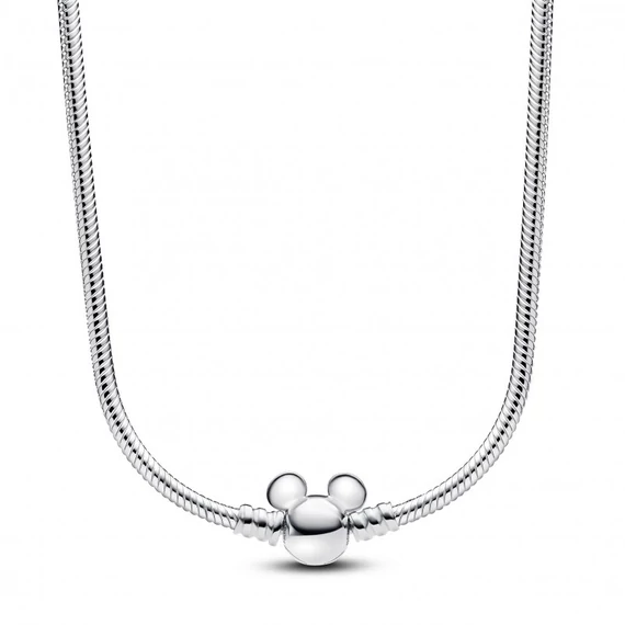 Pandora  - Disney Mickey Mouse kapcsos kígyólánc nyaklánc - 393529C00-45