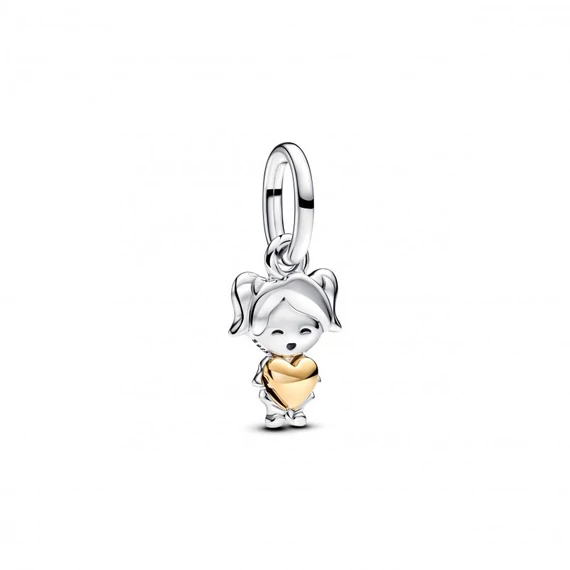 Pandora  - Vidám kislány függő charm - 763601C00