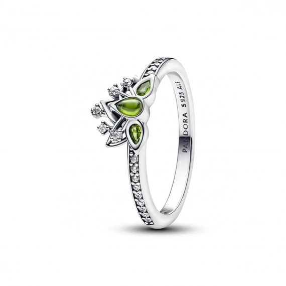 Pandora  - Disney Tiana hercegnő tiara gyűrű - 193653C01-56