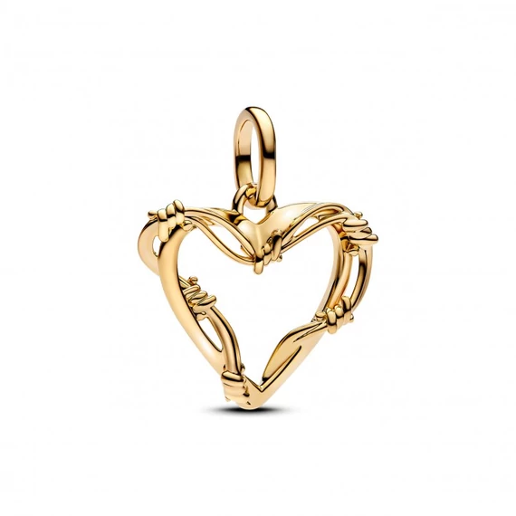 Pandora  - Szögesdrót szív függő charm - 762526C00