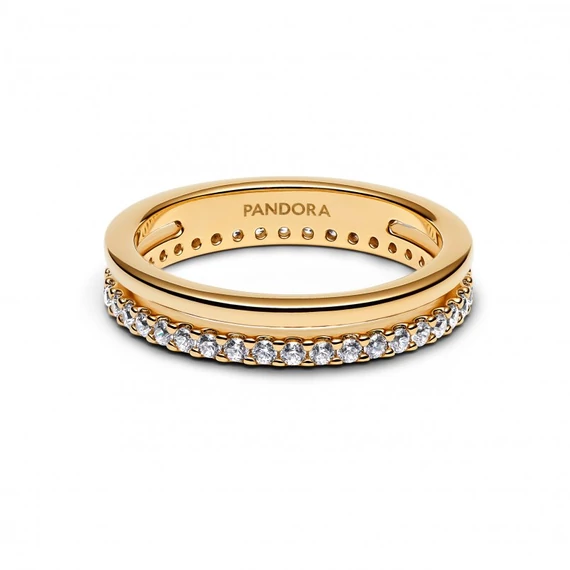 Pandora  - Dupla karikagyűrű - 163799C01-54