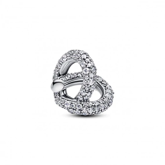 Pandora  - Pavé végtelen csomó szív charm - 793771C01