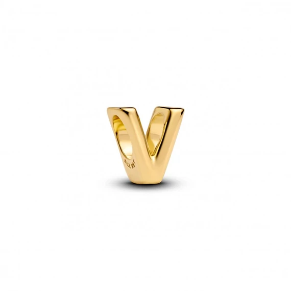 Pandora  - V betű charm - 763968C00
