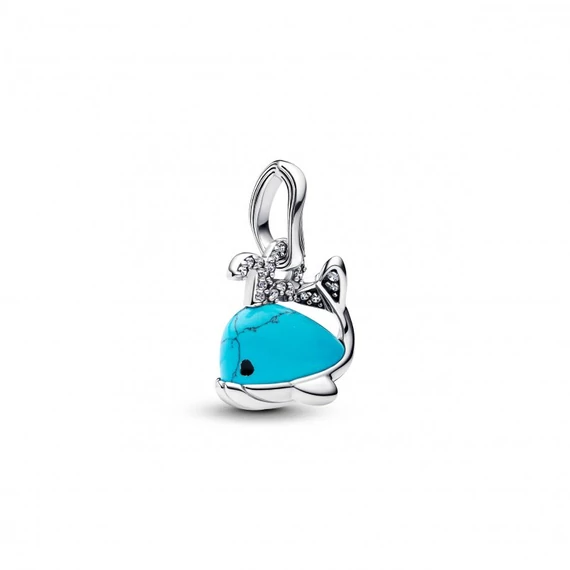 Pandora  - Türkizszínű bálna függő charm - 793822C01