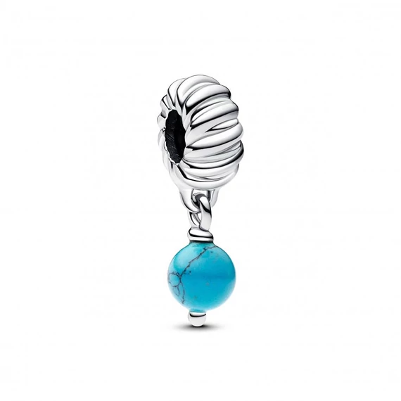 Pandora  - Türkizszínű függő charm - 793901C01