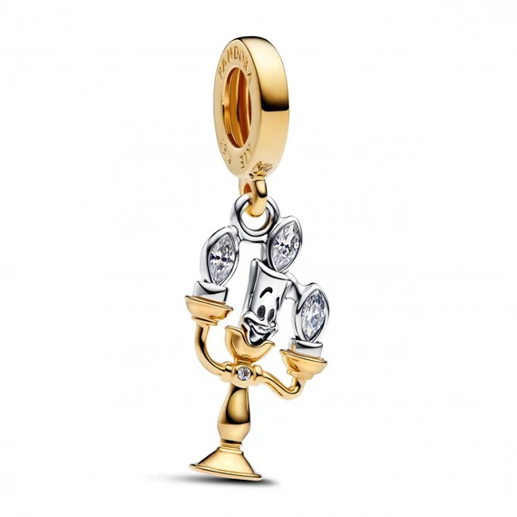 Pandora  - Disney Szépszég és a szörnyeteg Lumiere függő charm - 763985C01