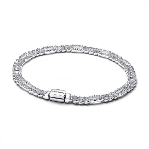 Pandora  - Ovális kubai láncos karkötő - 594227C01-18