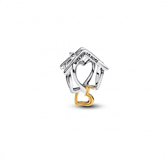 Pandora  - Otthon és szív charm - 764145C00