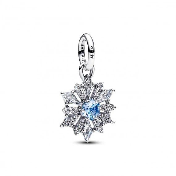 Pandora  - Disney Jégvarázs Elsa királynő hópehely függő charm - 794209C01