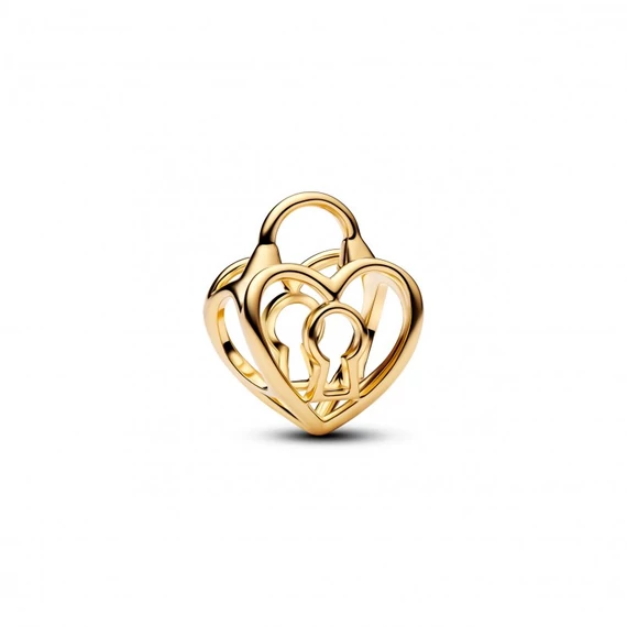 Pandora  - Áttört szív lakat charm - 764358C00