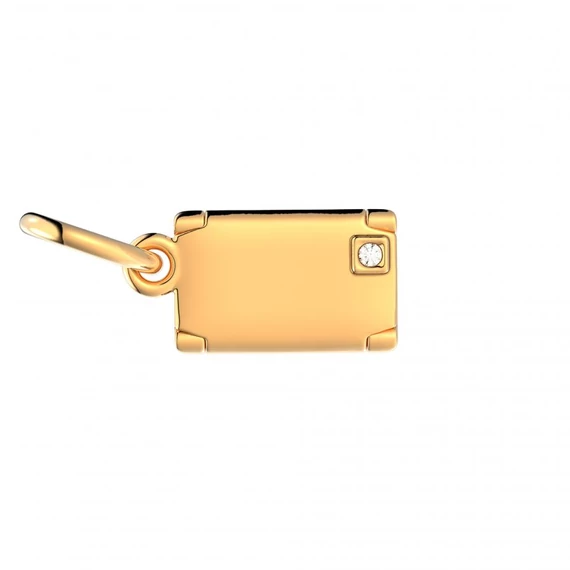 Pandora  - Gravírozható és kinyitható boríték függő charm - 764421C01