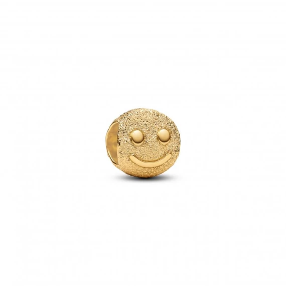 Pandora  - Texturált mosolygó arc mini charm - 764526C00