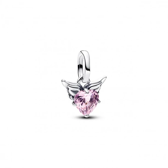 Pandora  - Szárnyas szív mini függő charm - 793626C02