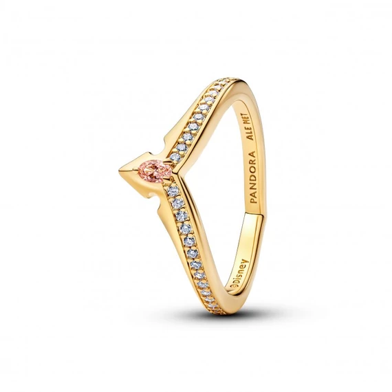 Pandora  - Disney Aurora hercegnő tiara gyűrű - 164334C01-54