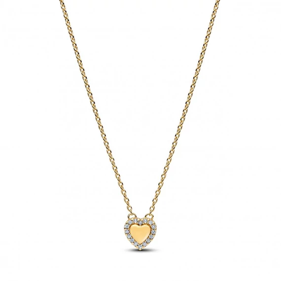 Pandora  - Gravírozható szív glória collier nyaklánc - 364364C01-45