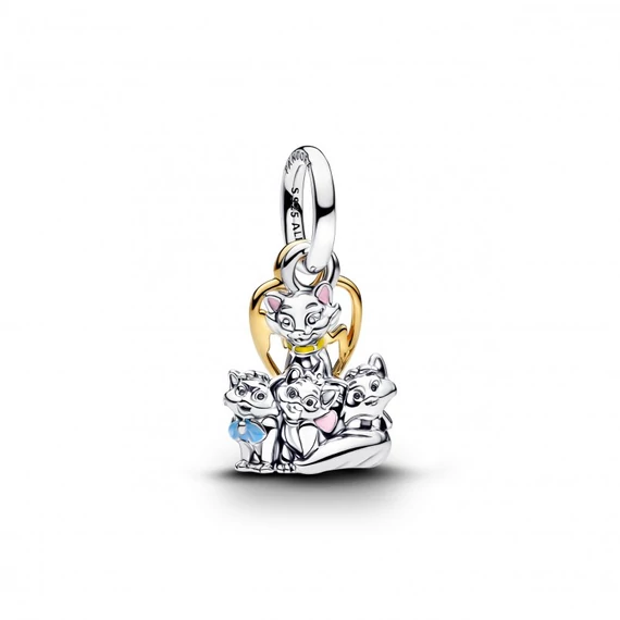 Pandora  - Disney Macskarisztokraták Hercegnő és kiscicái függő charm - 764465C01