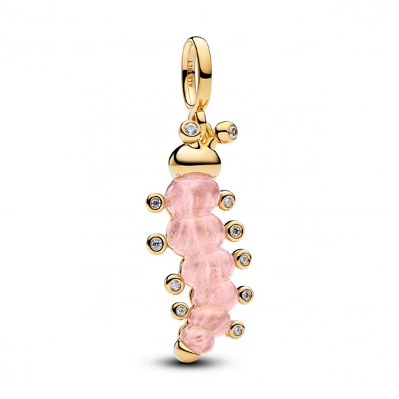 Pandora  - Rózsaszín hernyó charm - 764489C01