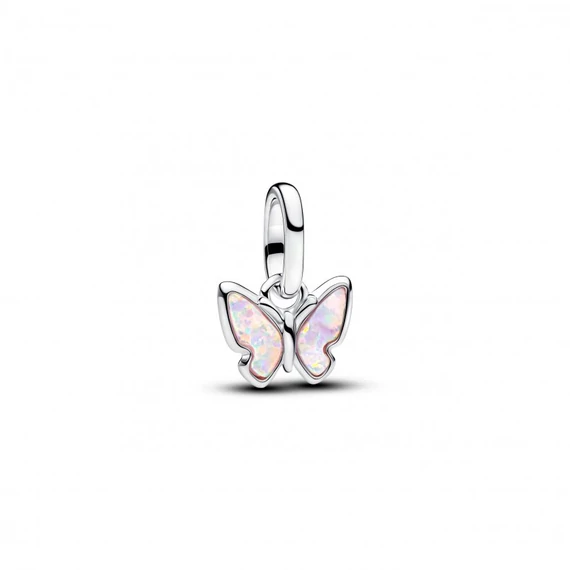 Pandora  - Rózsaszín pillangó mini függő charm  - 793825C01