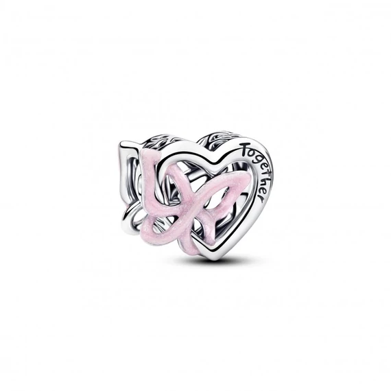 Pandora  - Összefonódó szív és pillangó charm - 794475C01