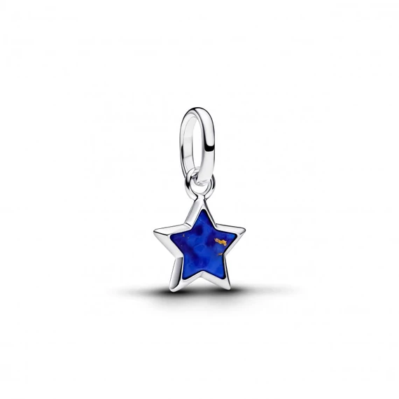 Pandora  - Kék csillag mini függő charm - 794613C01