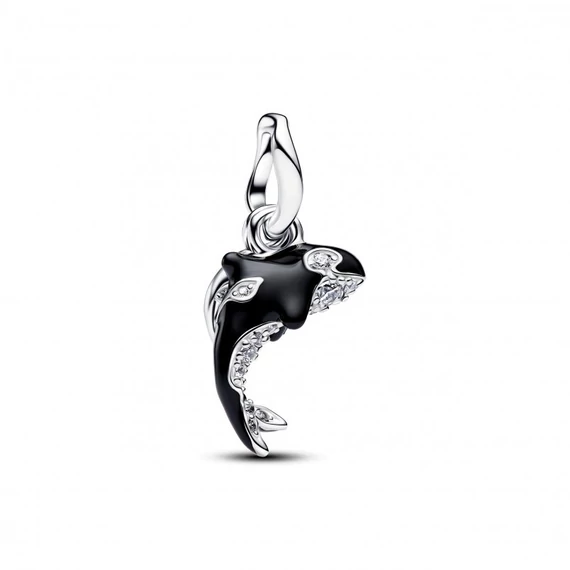 Pandora  - Kardszárnyú delfin függő charm - 794683C01